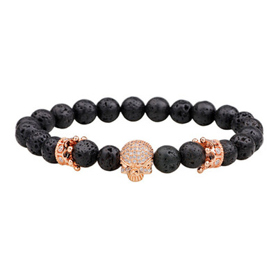 Energy Stone Beaded Unisex Bracelet Ghost Head Crown Armband Bracelet Charm Bracelet for Men Women
Energy Stone Beaded Unisex Bracelet Ghost Head Crown Armband Bracelet Charm Bracelet for Men Women