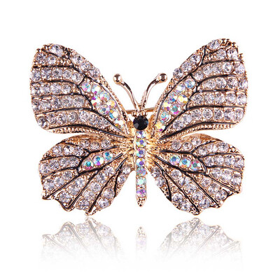 Women Fashion Colorful Rhinestone Crystal Cute Butterfly Brooch Pins Ladies Exquisite Accessories
Women Fashion Colorful Rhinestone Crystal Cute Butterfly Brooch Pins Ladies Exquisite Accessories