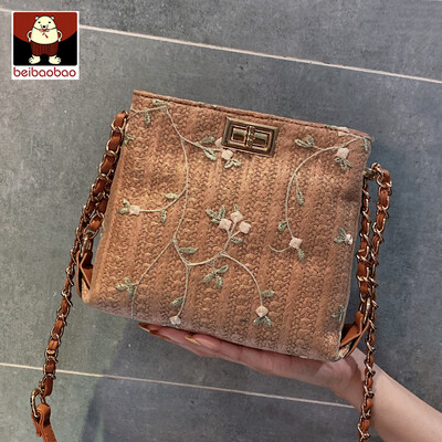 New womens bag 2019 new summer leisure chain single shoulder bag straw woven 100 lap oblique satchel bag
New womens bag 2019 new summer leisure chain single shoulder bag straw woven 100 lap oblique satchel bag