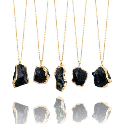 Natural Stone Winding Crystal Pendant Transparent BLACK Chain Necklace STYLE IS RANDOM
Natural Stone Winding Crystal Pendant Transparent BLACK Chain Necklace STYLE IS RANDOM
