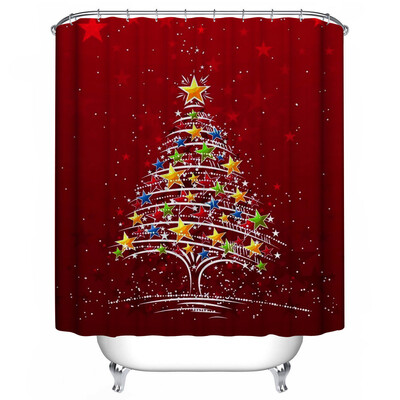 Gobestart Christmas Waterproof Polyester Bathroom Shower Curtain Decor With Hooks New G
Gobestart Christmas Waterproof Polyester Bathroom Shower Curtain Decor With Hooks New G