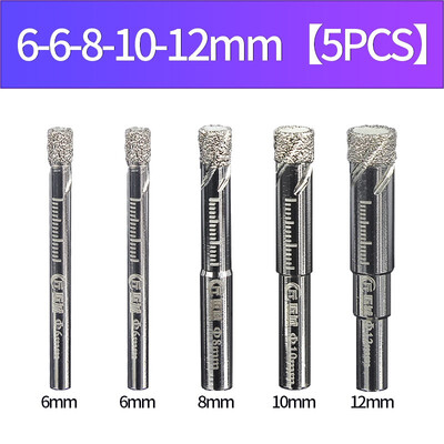 JIANGCHENG Vacuum Brazed Dry Drill Diamond Hole Saw with Wax Filling Diamond Core Drill Bits Set for porcelain ceramic tile
JIANGCHENG Vacuum Brazed Dry Drill Diamond Hole Saw with Wax Filling Diamond Core Drill Bits Set for porcelain ceramic tile