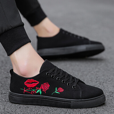 Shoes Mens Trendy Shoes Summer Hundred Sets of Korean Edition Embroidered Canvas Shoes Fast Hand Red Spirit Boys All Blackboard
Shoes Mens Trendy Shoes Summer Hundred Sets of Korean Edition Embroidered Canvas Shoes Fast Hand Red Spirit Boys All Blackboard