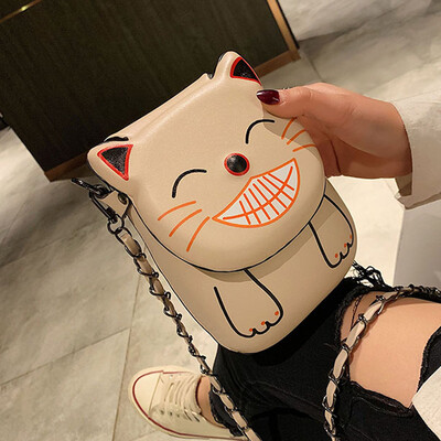 2019 new cartoon womens bag animal one shoulder bag cute cat slant bag mini bag mobile phone bag
2019 new cartoon womens bag animal one shoulder bag cute cat slant bag mini bag mobile phone bag