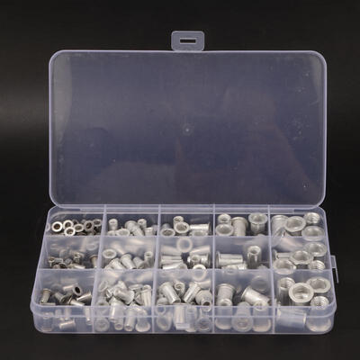 Greensen 150pcs Zinc Alloy Nutsert Kit M3 M4 M5 M6 M8 Rivet Nut Set
