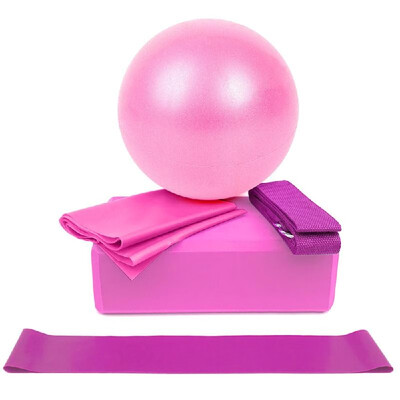 5pcs Yoga Equipment Set Include Yoga Ball Yoga Blocks Stretching Strap Resistance Loop Band Exercise Band
5pcs Yoga Equipment Set Include Yoga Ball Yoga Blocks Stretching Strap Resistance Loop Band Exercise Band