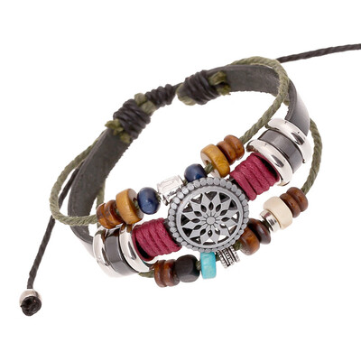 New Retro Personality Cowhide Leather Bracelet Beaded Lovers Hand Chain Bracelet for Men Women Gift Jewelry Funny
New Retro Personality Cowhide Leather Bracelet Beaded Lovers Hand Chain Bracelet for Men Women Gift Jewelry Funny