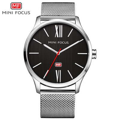 MINI FOCUS mens watch quartz watch business simple trend big three-pin waterproof watch steel mesh belt MF0018G
MINI FOCUS mens watch quartz watch business simple trend big three-pin waterproof watch steel mesh belt MF0018G