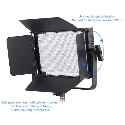 Andoer Adjustable Brightness 1040pcs LED Beads CRI 95 3840LM 3200K-5600K DMX512 Video Studio Photography Light Lamp for Canon Nik
Andoer Adjustable Brightness 1040pcs LED Beads CRI 95 3840LM 3200K-5600K DMX512 Video Studio Photography Light Lamp for Canon Nik