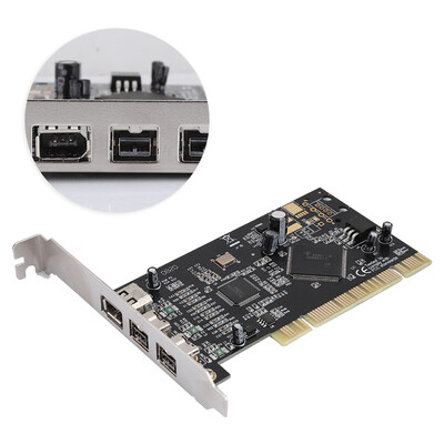Greensen PCI 3-port Firewire 800 1394 ba 2B1A Video Capture Card 800mbps Controller Card Adapter
Greensen PCI 3-port Firewire 800 1394 ba 2B1A Video Capture Card 800mbps Controller Card Adapter