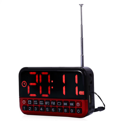 L - 80 LCD Screen Personalized Portable Multi-functional LED Alarm Clock Radio Card MP3 Speaker
L - 80 LCD Screen Personalized Portable Multi-functional LED Alarm Clock Radio Card MP3 Speaker