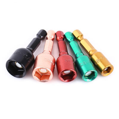 Greensen 5pcs Colorful Electric Screwdriver Hex Socket Adapter Power Tool Drive Sockets 14"-12
Greensen 5pcs Colorful Electric Screwdriver Hex Socket Adapter Power Tool Drive Sockets 14"-12