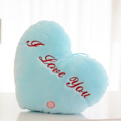 Love Heart Shape Cushion Colorful LED Plush Toyslight-emitting Pillowbaby Toys For Children Kids Gift
Love Heart Shape Cushion Colorful LED Plush Toyslight-emitting Pillowbaby Toys For Children Kids Gift