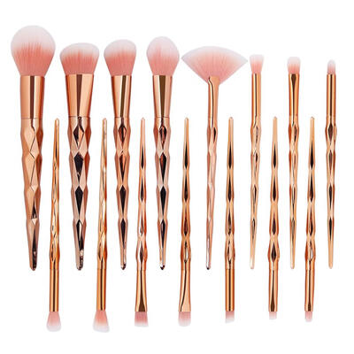 15pcsSet Cosmetic Blush Brushes Eyeshadow Foundation Brushes Beauty Tools