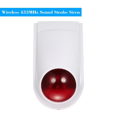 Wireless Sound Strobe Siren Alarm Host Flash Light Alarm Outdoor Waterproof Compatible with 433MHz Remote Control Door Sensor PI
Wireless Sound Strobe Siren Alarm Host Flash Light Alarm Outdoor Waterproof Compatible with 433MHz Remote Control Door Sensor PI