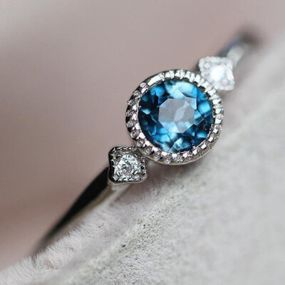 Vogue Exquisite Concise 925 Sterling Silver Color Ice Blue Sapphire Rings Daily Use Ring Jewelry Gifts for Women
Vogue Exquisite Concise 925 Sterling Silver Color Ice Blue Sapphire Rings Daily Use Ring Jewelry Gifts for Women
