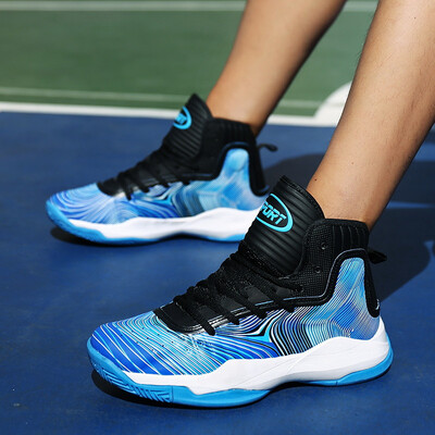 High-top shock-absorbing&wear-resistant basketball shoes mens outdoor fashion illusion sports battle
High-top shock-absorbing&wear-resistant basketball shoes mens outdoor fashion illusion sports battle