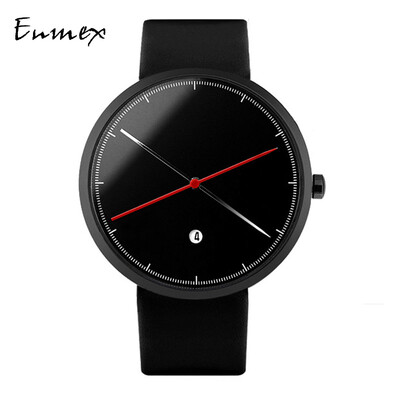 Qixi Festivals gift translation Enmex European&American temperament mens watch simple creative cross-pointer elegant mens w