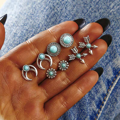 2019 New Hot Sell Small Stud Earrings Set For Women Girl Punk Stud Earrings Set Personality Party Jewelry Fashion Brincos
2019 New Hot Sell Small Stud Earrings Set For Women Girl Punk Stud Earrings Set Personality Party Jewelry Fashion Brincos