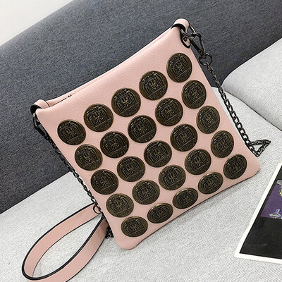 Tailored Unisex Fashion Metallic Dot Shoulder Bag Leather Chain Crossbody Bag Handle Bags
Tailored Unisex Fashion Metallic Dot Shoulder Bag Leather Chain Crossbody Bag Handle Bags