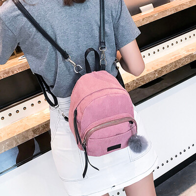 Tailored Girl Hairball Corduroy School Bag Student Backpack Satchel Travel Shoulder Bag
Tailored Girl Hairball Corduroy School Bag Student Backpack Satchel Travel Shoulder Bag