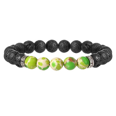 1 pcs Fashion Style Healing Beaded Bracelet Natural Lava Stone Bracelet Jewelry armbanden voor vrouwen
1 pcs Fashion Style Healing Beaded Bracelet Natural Lava Stone Bracelet Jewelry armbanden voor vrouwen