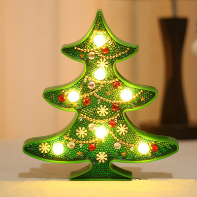 New DIY LED Diamond Painting Night Light Christmas Tree Snowman Cross Stitch Embroidery Special Shape Decoration
New DIY LED Diamond Painting Night Light Christmas Tree Snowman Cross Stitch Embroidery Special Shape Decoration