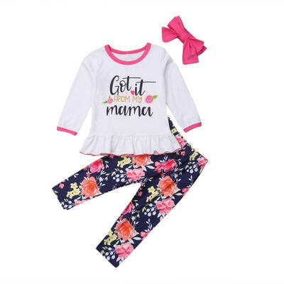 3Pcs New Floral Kids Baby Girls Outfits Clothes Long Sleeve Tops DressPants Set
3Pcs New Floral Kids Baby Girls Outfits Clothes Long Sleeve Tops DressPants Set