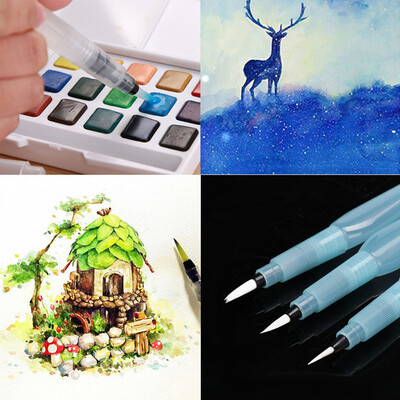 Siaonvr Refillable Pilot Water Brush Ink Pen for Painting Watercolor Drawing Pen Pencil
Siaonvr Refillable Pilot Water Brush Ink Pen for Painting Watercolor Drawing Pen Pencil