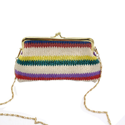 Ladies Knitting Rainbow Pattern Wallet Shoulder Bag Handbag for women2018 fashion casual shoulder bags August16
Ladies Knitting Rainbow Pattern Wallet Shoulder Bag Handbag for women2018 fashion casual shoulder bags August16