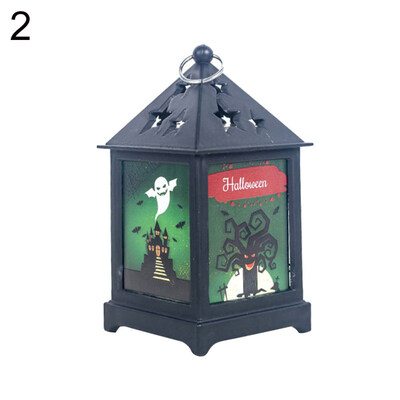 Halloween Haunted House Pumpkin Witch LED Light Hanging Lamp Party Bar Decor