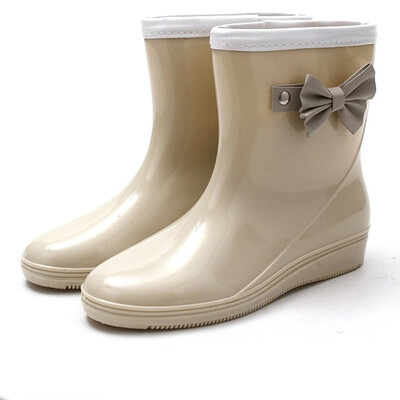 Rose Womens Fashion Low-Heeled Middle Tube Rain Boots Non-Slip Waterproof Water Shoe
Rose Womens Fashion Low-Heeled Middle Tube Rain Boots Non-Slip Waterproof Water Shoe