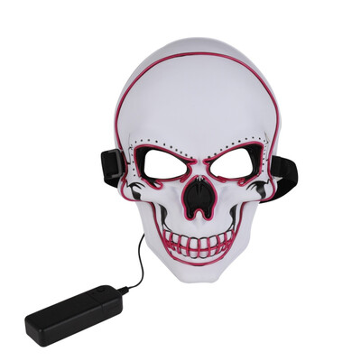 Halloween EL Wire Light Up Mask Scary Skull Shaped Mask For Adult Halloween Party Cosplay Costume Supplies
Halloween EL Wire Light Up Mask Scary Skull Shaped Mask For Adult Halloween Party Cosplay Costume Supplies