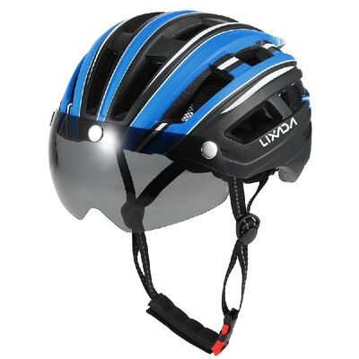 Lixada Mountain Bike Helmet Motorcycling Helmet with Back Light Detachable Magnetic Visor UV Protective for Men Women
Lixada Mountain Bike Helmet Motorcycling Helmet with Back Light Detachable Magnetic Visor UV Protective for Men Women