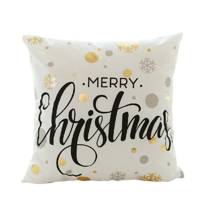 Christmas Gold Foil Printed Pillow Case Car Sofa Cushion Covers Waist Throw Cover Square Pillowcase 450450mm Sofa Home Decor
Christmas Gold Foil Printed Pillow Case Car Sofa Cushion Covers Waist Throw Cover Square Pillowcase 450450mm Sofa Home Decor
