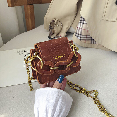 2019 new texture fashion casual chain Messenger bag female retro personality ring wild stone pattern shoulder bag
2019 new texture fashion casual chain Messenger bag female retro personality ring wild stone pattern shoulder bag