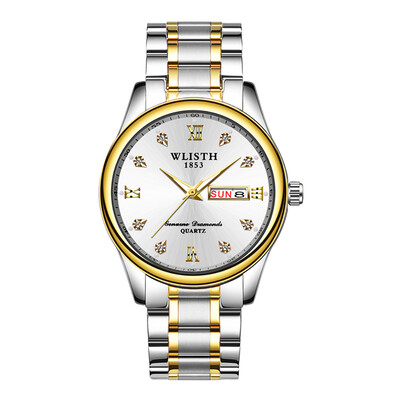 Gobestart Luxury Watches Quartz Watch Stainless Steel Dial Casual Bracele Watch