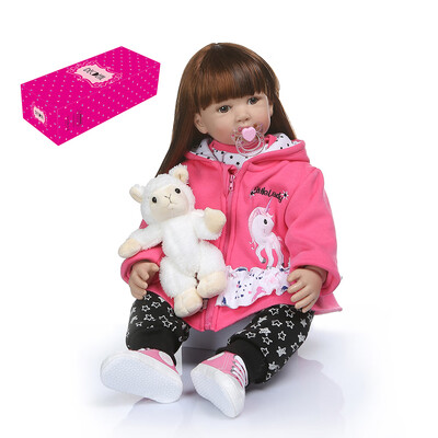 Decdeal 24 inch Reborn Baby Doll Big Size Lifelike Silicone Rebirth Dolls Soft Touch Girl Princess Dolls for Kids Birthday Toddler
Decdeal 24 inch Reborn Baby Doll Big Size Lifelike Silicone Rebirth Dolls Soft Touch Girl Princess Dolls for Kids Birthday Toddler