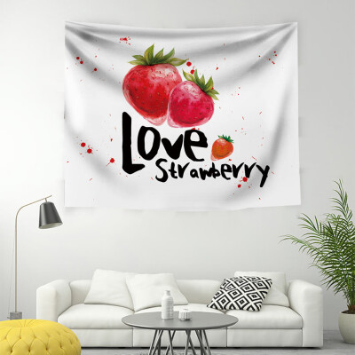 Toponeto Strawberry Tapestry Living Room Bedroom Decorative Painting Fabric Wall Painting
Toponeto Strawberry Tapestry Living Room Bedroom Decorative Painting Fabric Wall Painting