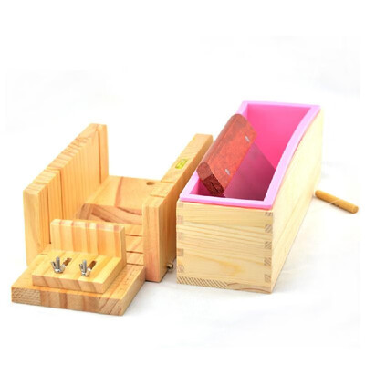 DIY Handmade Soap Tools Silicone Mold Soap Making Tool Kit with Adjustable Wooden Loaf Cutter Box&Stainless Steel Blade
DIY Handmade Soap Tools Silicone Mold Soap Making Tool Kit with Adjustable Wooden Loaf Cutter Box&Stainless Steel Blade