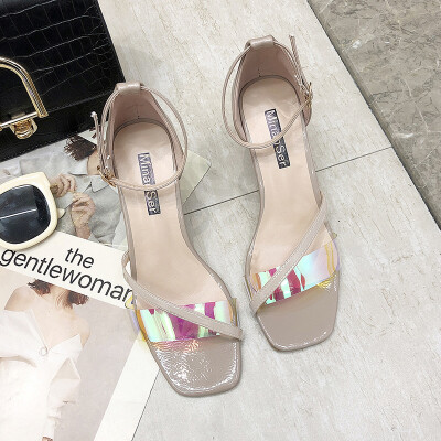 Summer sandals 2019 new French heels with sexy Internet celebrities&open-toed fairies
Summer sandals 2019 new French heels with sexy Internet celebrities&open-toed fairies