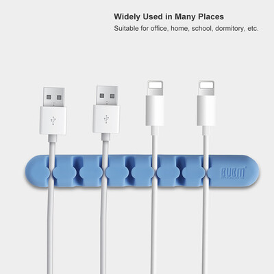 BUBM Multipurpose Desktop Phone Cable Winder Earphone Clip Charger Organizer Management Wire Cord Fixer Silicone Holder 7 Slot Str
BUBM Multipurpose Desktop Phone Cable Winder Earphone Clip Charger Organizer Management Wire Cord Fixer Silicone Holder 7 Slot Str
