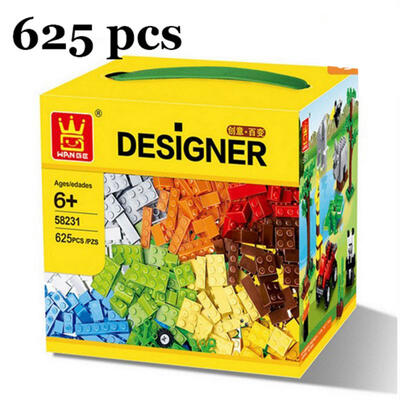 Wange 58231 625 Pcs Bulk Brick Building Blocks DIY Creative Bricks Toys Kid Educational Toys Compatible With Lego Bricks
Wange 58231 625 Pcs Bulk Brick Building Blocks DIY Creative Bricks Toys Kid Educational Toys Compatible With Lego Bricks