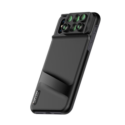 PHOLES Dual Camera Lens Phone Case for iPhone 6 in 1 Fisheye Wide Angle Macro Lens Telescope Zoom Lenses with TPU Protective Ph
PHOLES Dual Camera Lens Phone Case for iPhone 6 in 1 Fisheye Wide Angle Macro Lens Telescope Zoom Lenses with TPU Protective Ph