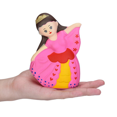 Gotoamei Cute Dancing Girl Decor Slow Rising Kid Squeeze Relieve Anxiet Gift Toys