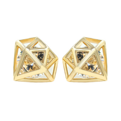 Hollow Triangle Zircon Semi-precious Stone Super Man Stud Earrings CZ Diamond 18k Plated Jewelry Earrings Charm
Hollow Triangle Zircon Semi-precious Stone Super Man Stud Earrings CZ Diamond 18k Plated Jewelry Earrings Charm