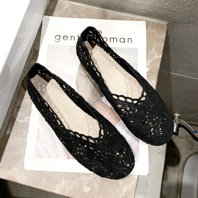 Spring&summer new flat-soled mesh womens shoes breathable soft bottom lace bean shoes pregnant womens shoes cow tendons clot
Spring&summer new flat-soled mesh womens shoes breathable soft bottom lace bean shoes pregnant womens shoes cow tendons clot