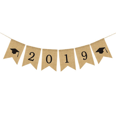 University Graduation Ceremony Party Decoration Banner 2019 Linen Cloth Swallowtail Flag Party Supplies
University Graduation Ceremony Party Decoration Banner 2019 Linen Cloth Swallowtail Flag Party Supplies