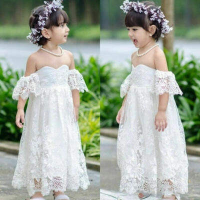 2019 Summer Elegant White Dress Girls Princesss Off Shoulder Flower Lace Party Pageant Dresses
2019 Summer Elegant White Dress Girls Princesss Off Shoulder Flower Lace Party Pageant Dresses