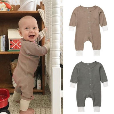 New Baby Girls Boys Rompers Autumn Cotton Long Sleeve Jumpsuit Playsuit Clothes Outfit 0-18M
New Baby Girls Boys Rompers Autumn Cotton Long Sleeve Jumpsuit Playsuit Clothes Outfit 0-18M